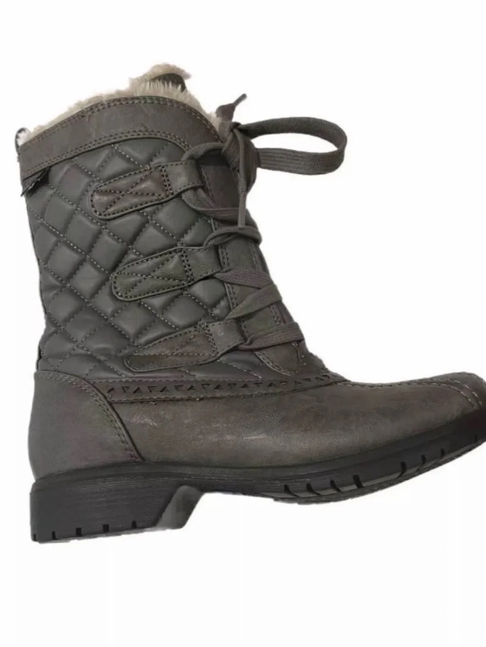 Keds Women’s Powder Puff Winter Snow Boots Grey Size 6 Pre-owned